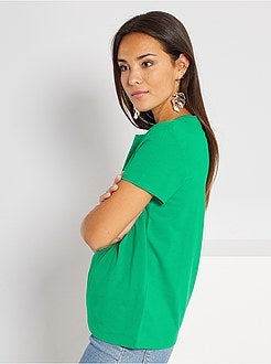 T-shirt de 'conceção ecológica' - Kiabi