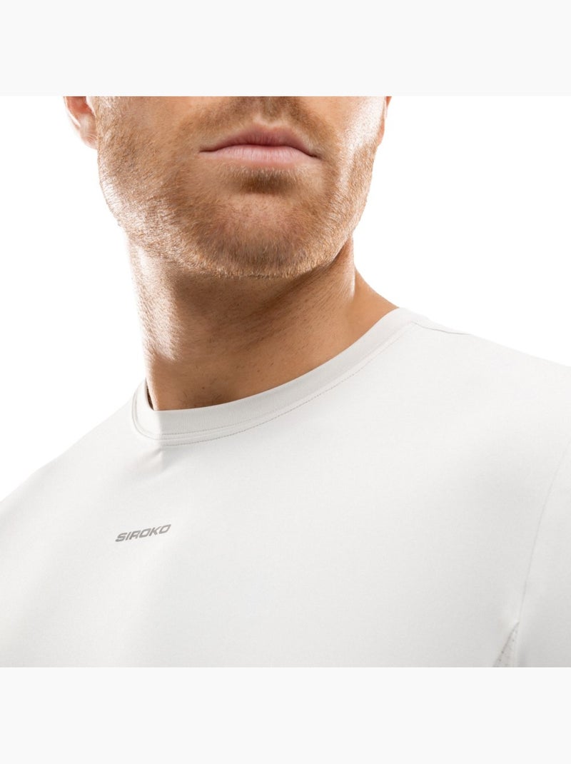 T-shirt de corrida para homem Branco Cinza - Kiabi
