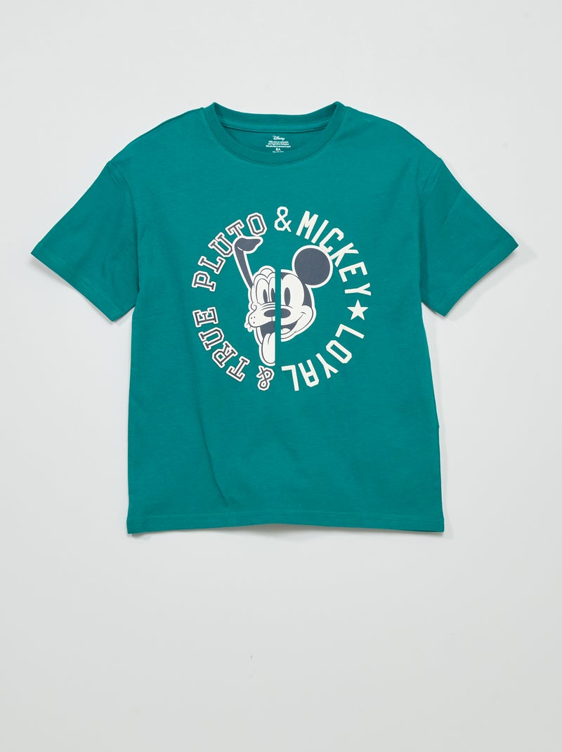 T-shirt de corte larho 'Mickey and friends' VERDE - Kiabi