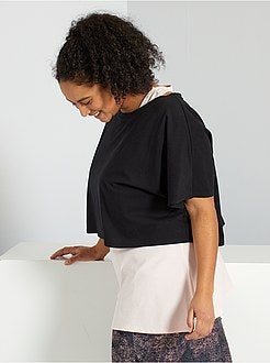 T-shirt de desporto 2 em 1 - Kiabi