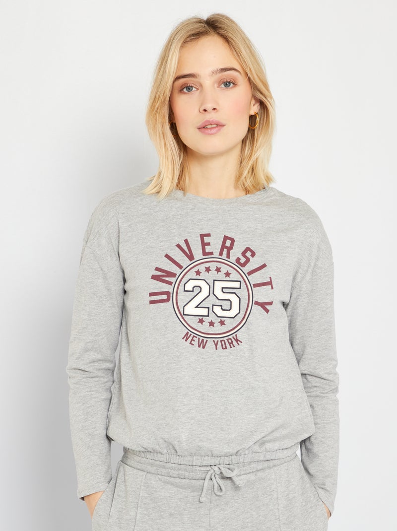 T-shirt de desporto CINZA - Kiabi