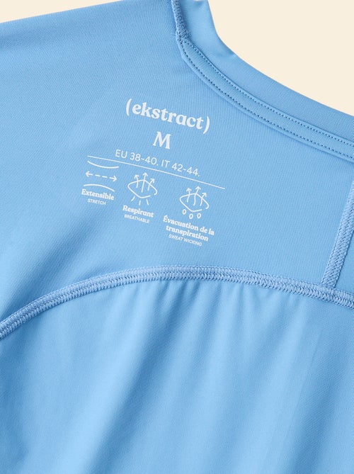 T-shirt de desporto com detalhe refletor - (ekstract) - Kiabi