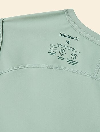 T-shirt de desporto com detalhe refletor - (ekstract)
