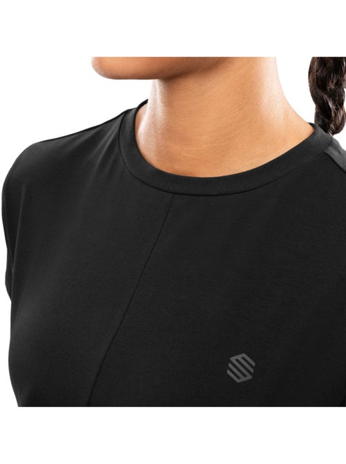 T-shirt de desporto com nó para mulher - Kiabi