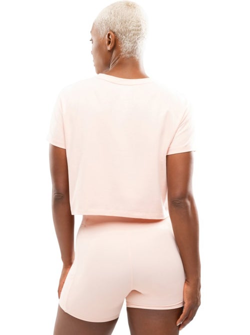 T-shirt de desporto com nó para mulher - Kiabi