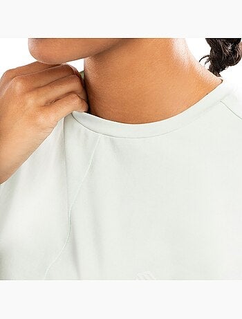 T-shirt de desporto com nó para mulher