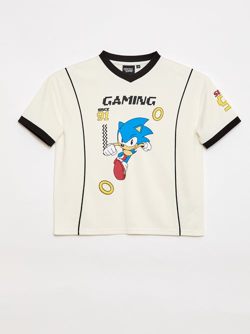 T-shirt de desporto fluído 'Sonic' 'SEGA' - Kiabi