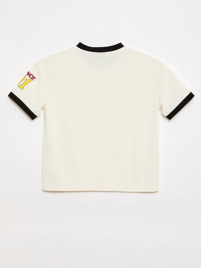 T-shirt de desporto fluído 'Sonic' 'SEGA' Bege - Kiabi