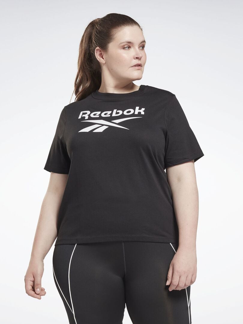 T-shirt de desporto 'Reebok' de gola redonda PRETO - Kiabi