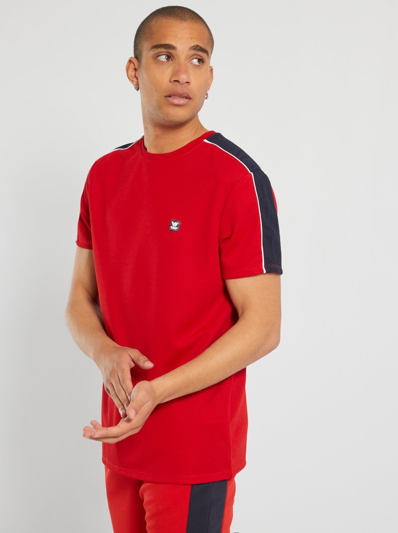 T-shirt de desporto VERMELHO - Kiabi