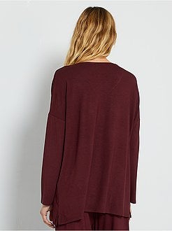 T-shirt de dormir bordada - Kiabi