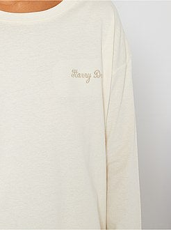 T-shirt de dormir - Kiabi