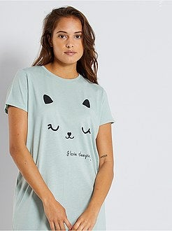 T-shirt de dormir de concepção ecológica - Kiabi