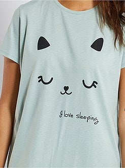 T-shirt de dormir de concepção ecológica - Kiabi