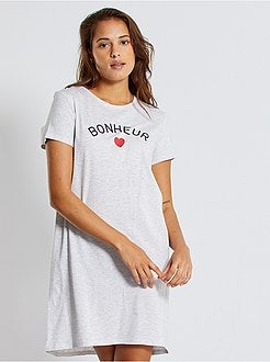 T-shirt de dormir de concepção ecológica - Kiabi