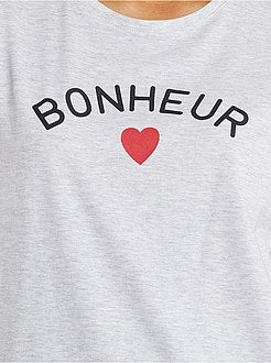 T-shirt de dormir de concepção ecológica - Kiabi