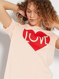 T-shirt de dormir de concepção ecológica - Kiabi