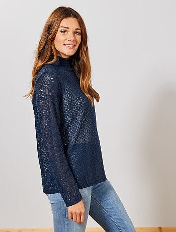 T-shirt de fantasia ajurada - Kiabi