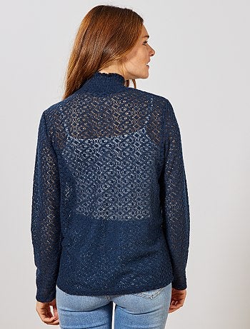 T-shirt de fantasia ajurada - Kiabi