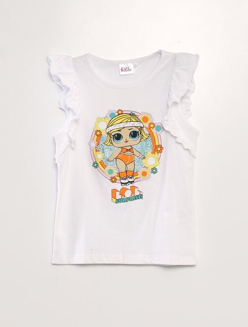 T-shirt de fantasia com glitter 'Lol' - Kiabi