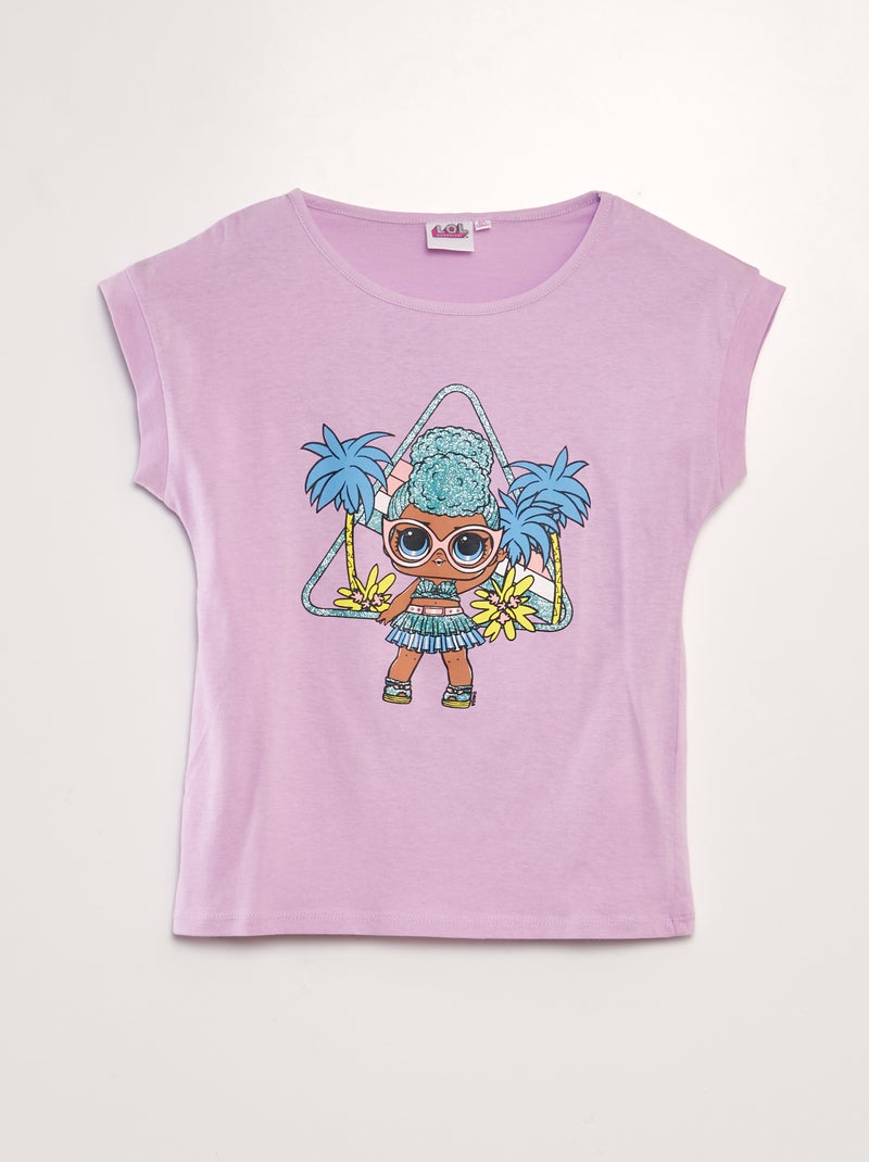 T-shirt de fantasia com glitter 'Lol' VIOLETA - Kiabi