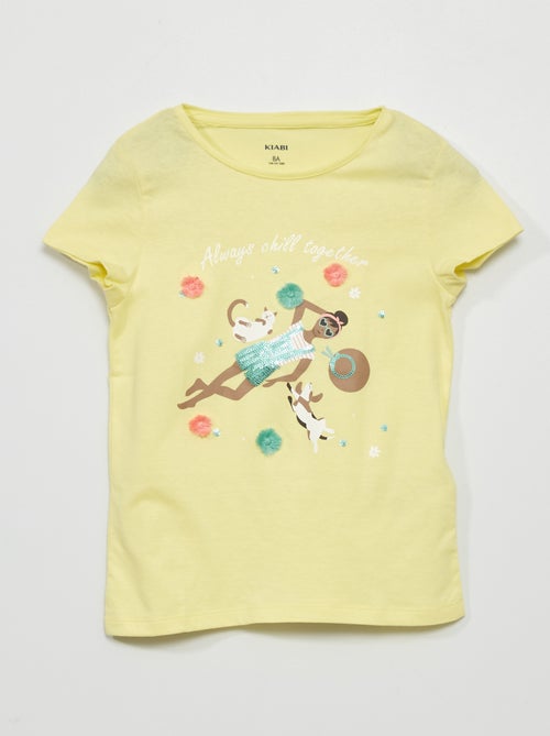 T-shirt de fantasia gola redonda - Kiabi