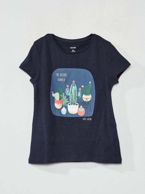 T-shirt de fantasia gola redonda - Kiabi