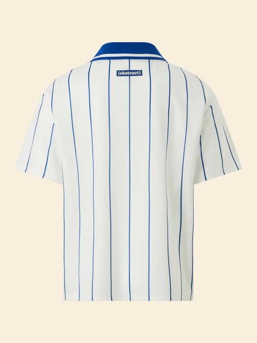 T-shirt de futebol às riscas de manga curta - Kiabi T-shirt de futebol às riscas de manga curta - Kiabi