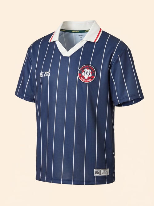 T-shirt de futebol às riscas de manga curta (Ekstract) - Kiabi