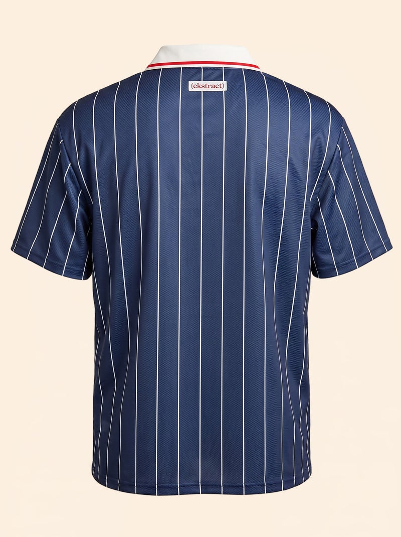 T-shirt de futebol de manga curta Azul - Kiabi