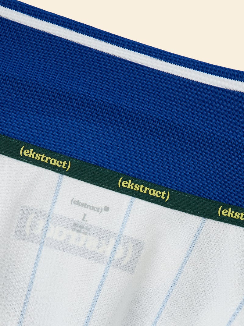 T-shirt de futebol de manga curta Branco - Kiabi