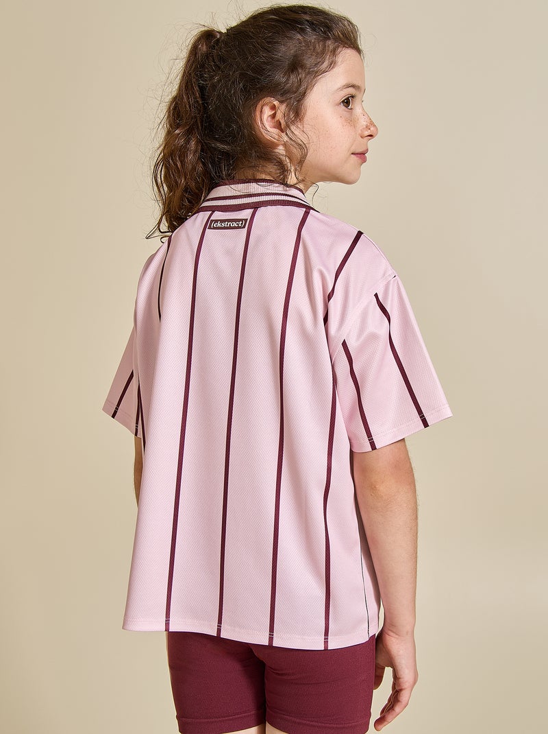 T-shirt de futebol de mangas curtas (Ekstract) Rosa - Kiabi