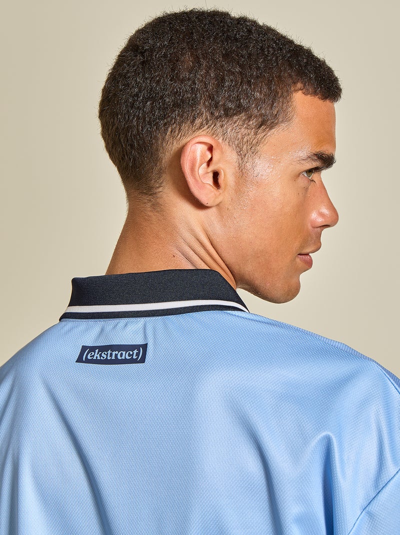 T-shirt de futebol oversize - (ekstract) Azul - Kiabi