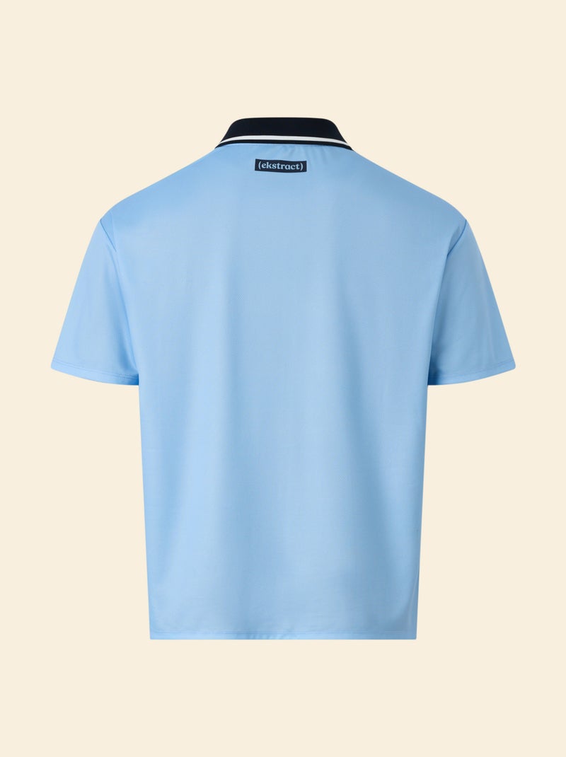 T-shirt de futebol oversize - (ekstract) Azul - Kiabi