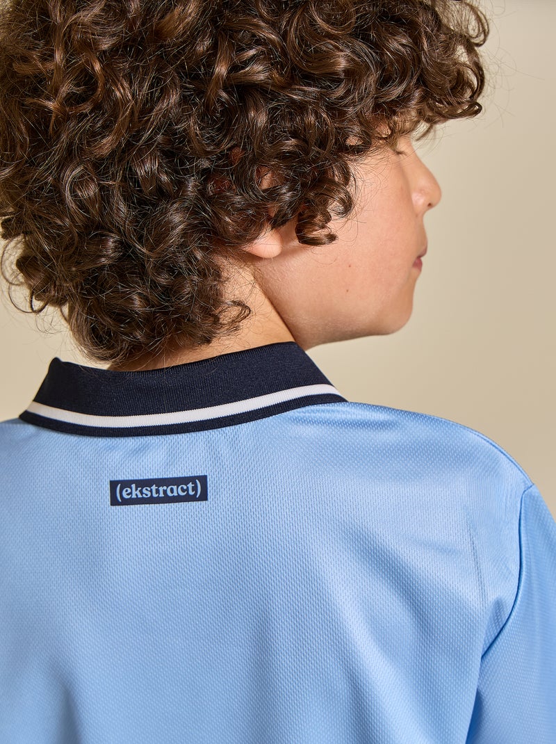 T-shirt de futebol oversize - (ekstract) Azul - Kiabi