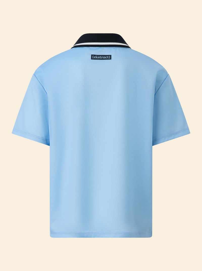 T-shirt de futebol oversize - (ekstract) Azul - Kiabi