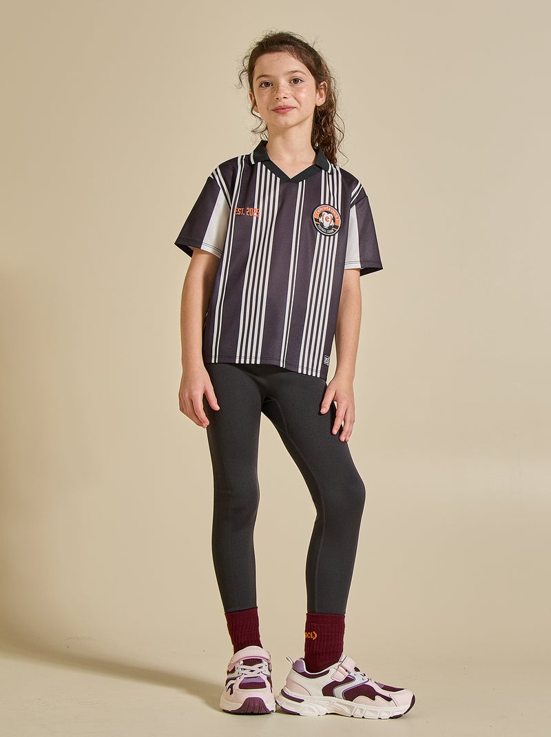 T-shirt de futebol oversize - (ekstract) Preto - Kiabi