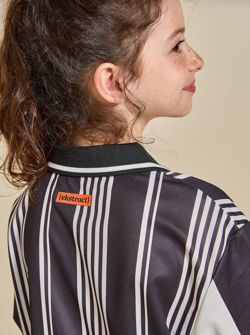 T-shirt de futebol oversize - (ekstract) Preto - Kiabi
