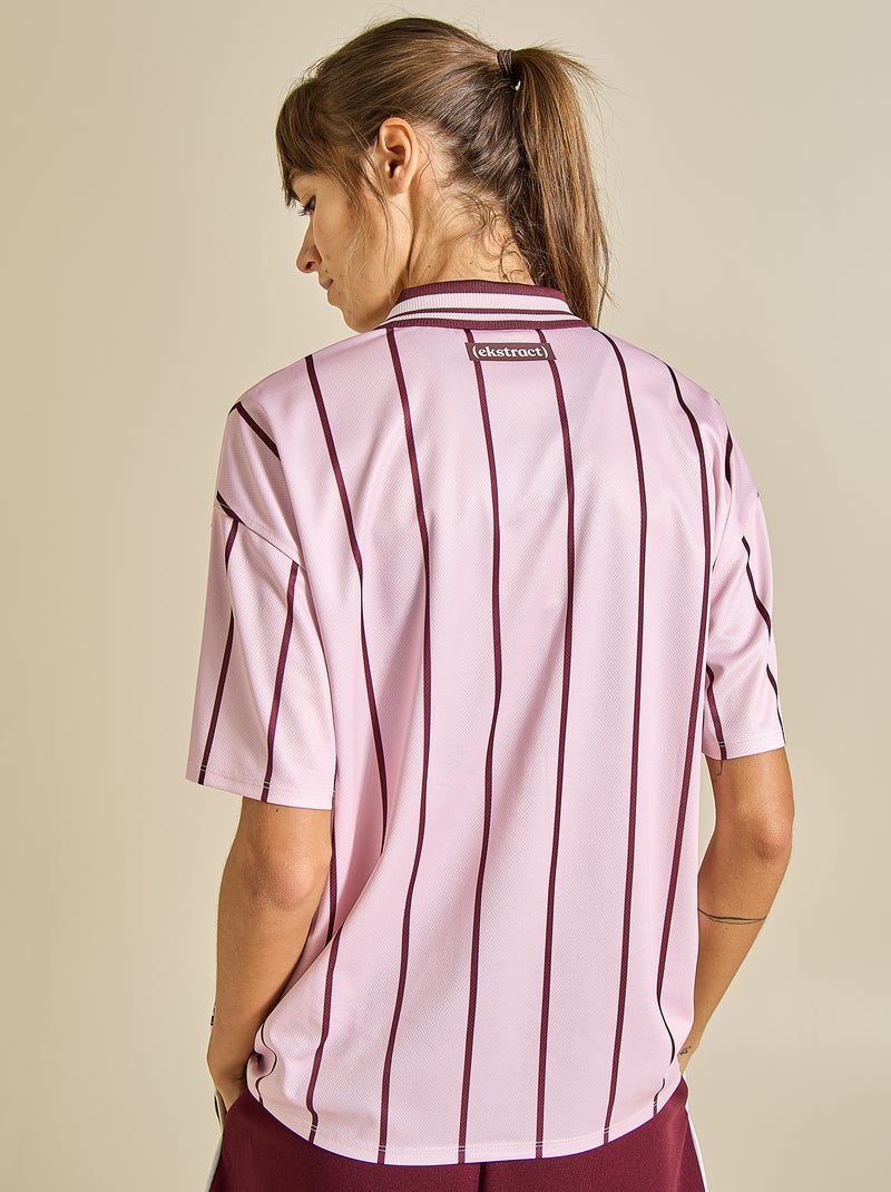 T-shirt de futebol oversize - (ekstract) Rosa - Kiabi