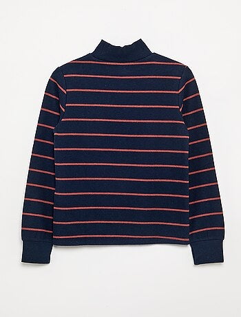 T-shirt de gola alta