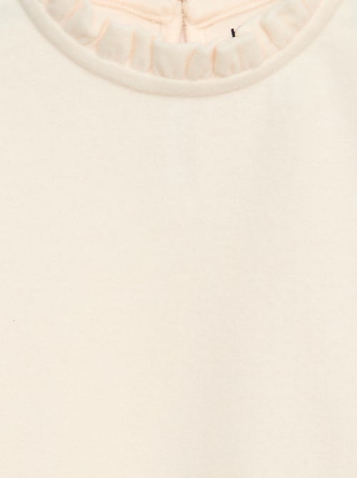 T-shirt de gola alta canelada - Kiabi