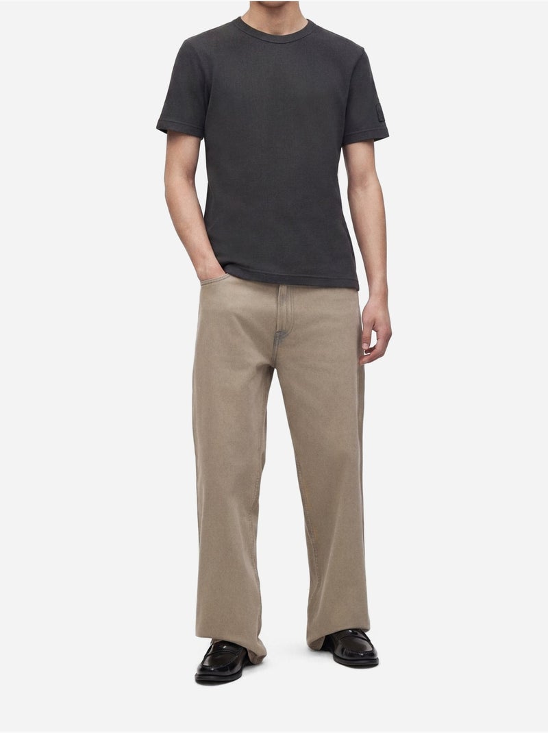 T-shirt de gola redonda - calvin klein Preto - Kiabi