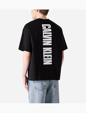 T-shirt de gola redonda - Calvin Klein