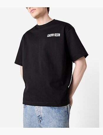 T-shirt de gola redonda - Calvin Klein