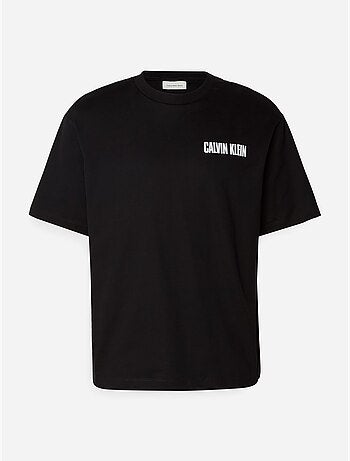 T-shirt de gola redonda - Calvin Klein