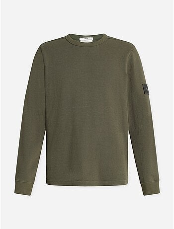 T-shirt de gola redonda - calvin klein