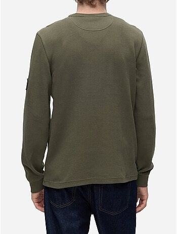 T-shirt de gola redonda - calvin klein