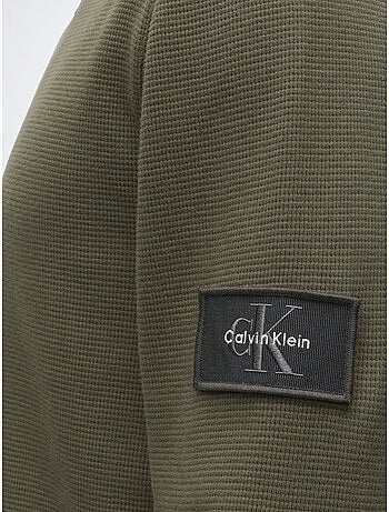 T-shirt de gola redonda - calvin klein