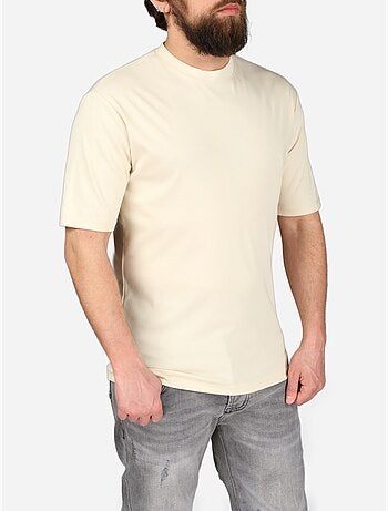 T-shirt de gola redonda - frilivin