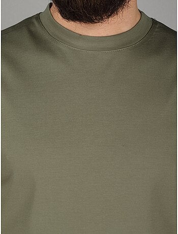 T-shirt de gola redonda - frilivin